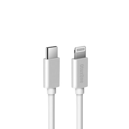 Type C to Lightning High Quality Cable for iPhone, 2.4A Fast Charger, 6.6ft Length.