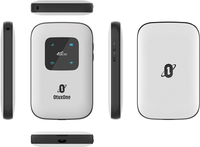 OtuxOne MiFi 4G LTE MF-4 Mobile Hotspot WiFi, Compatible with All Mobile Networks, Up to 10 Users,