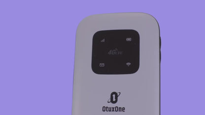 OtuxOne MiFi 4G LTE MF-4 Mobile Hotspot WiFi, Compatible with All Mobile Networks, Up to 10 Users,